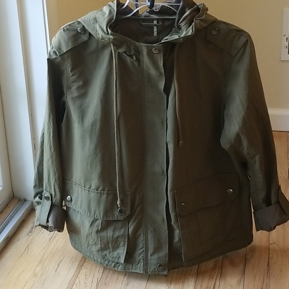 GAP windbreaker jacket.